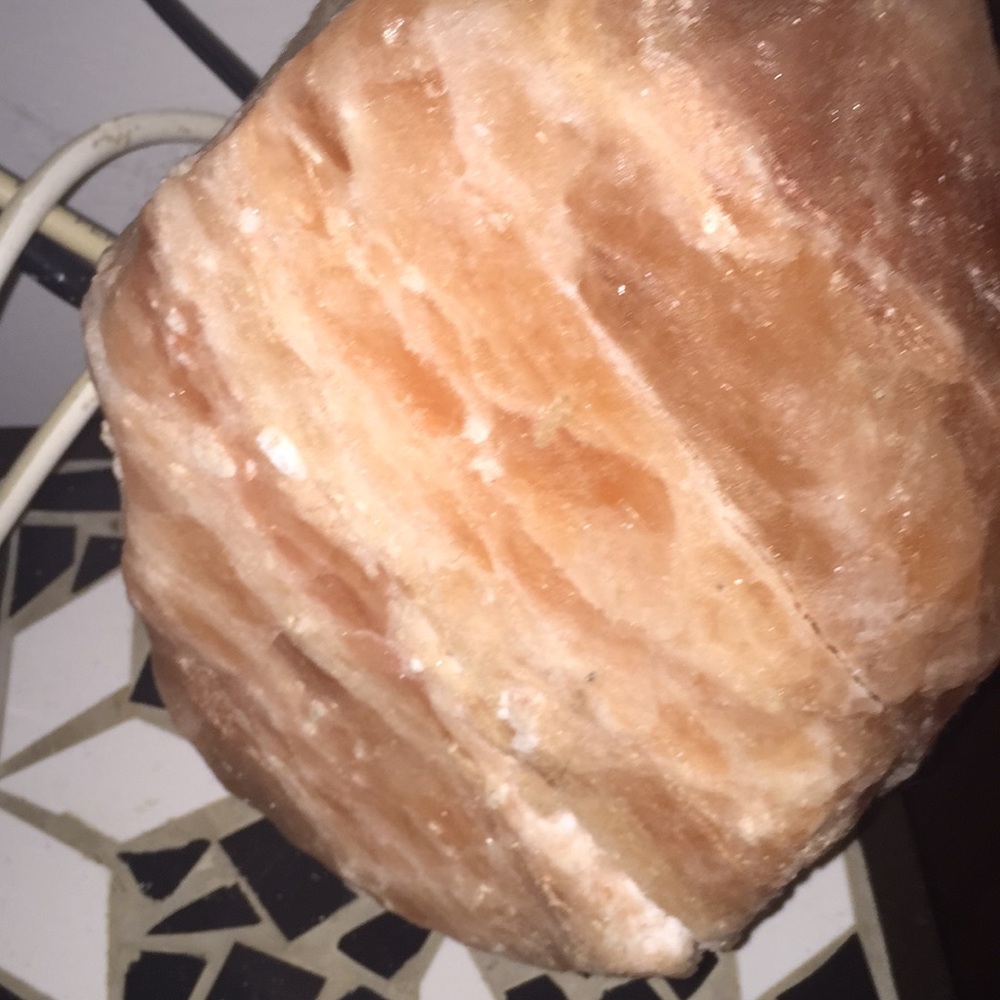 Salt lamp rock accent healing
